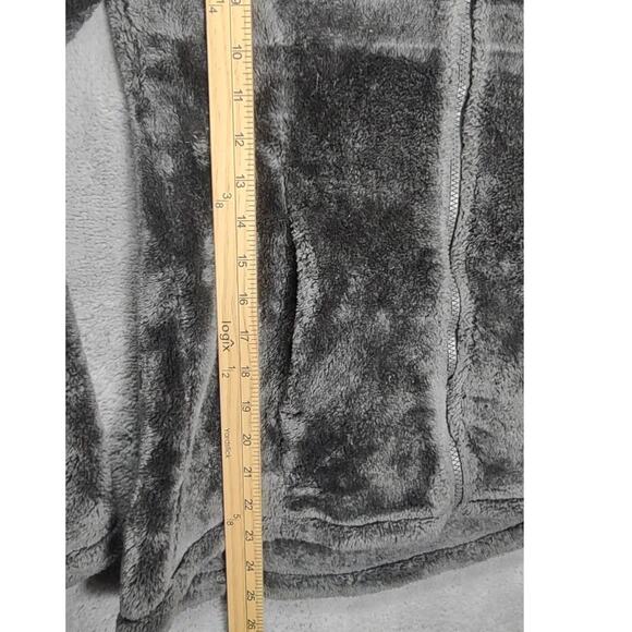 32 Degrees Heat Sweater Womens Size XS Charcoal Fleece Dark Full Zip Plush - Picture 6 of 9